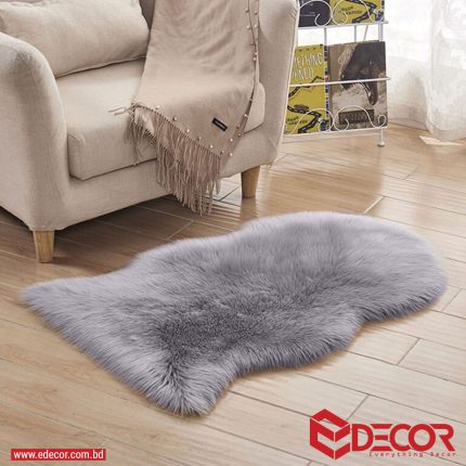 Fur Rugs Carpet,Gray