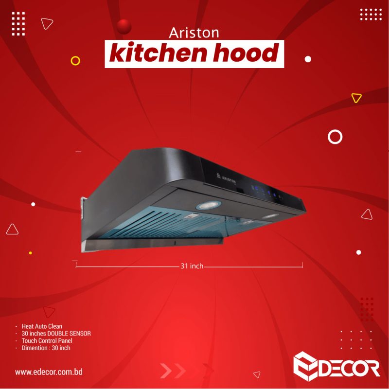 MODERN KITCHEN HOOD which is installed above a stove or cooktop in a